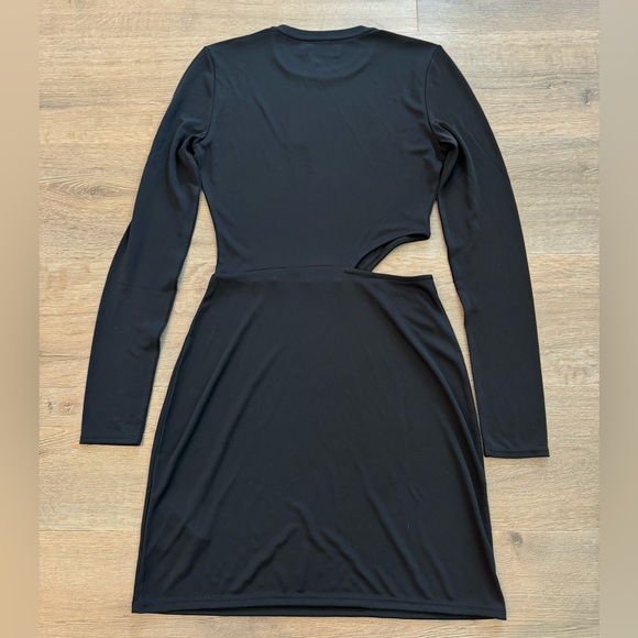 Calvin Klein Cut Out Mini Dress Black - Picture 4 of 9